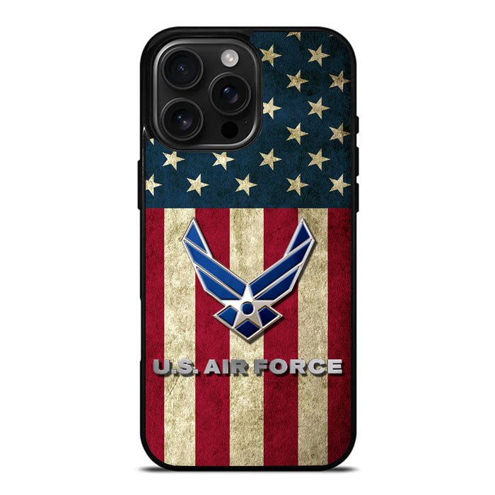 Us Air Force Military Usa Flag iPhone 16 Pro Max Case DC1931
