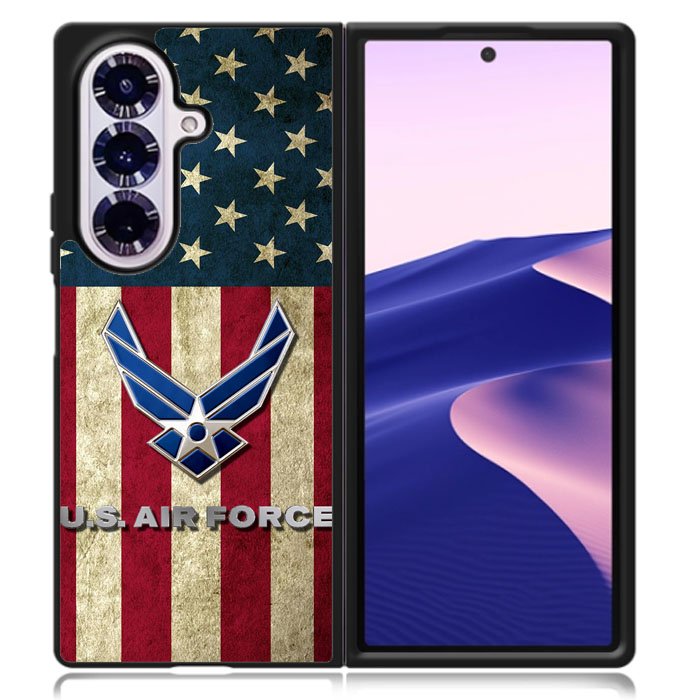 Us Air Force Military Usa Flag Samsung Galaxy Z Fold 7 Case DC1931