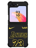 Lakers 23 LeBron Samsung Galaxy Z Flip 5 5G 2023 Case