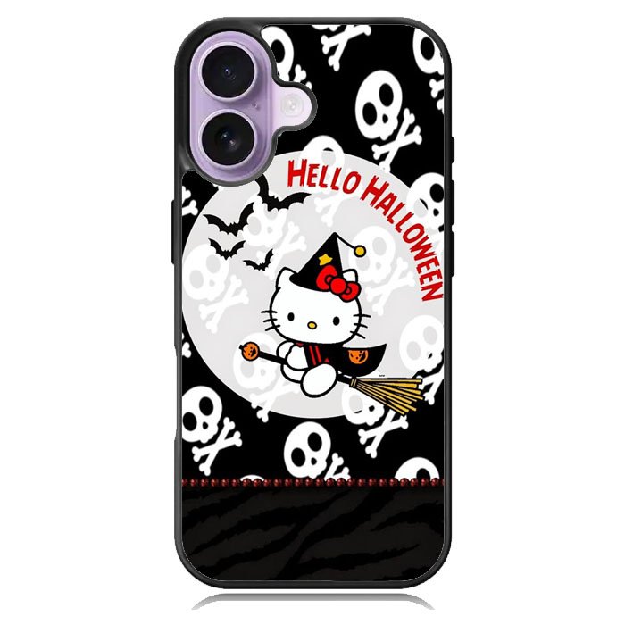 Hello Halloween Kitty iPhone 16 Plus Case DC0830