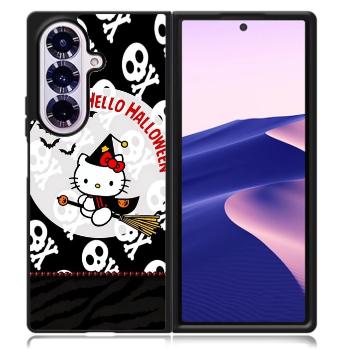 Hello Halloween Kitty Samsung Galaxy Z Fold 7 Case DC0830