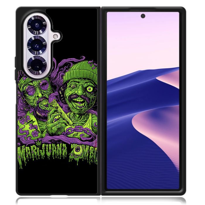 Cheech And Chong Marijuana Weed Samsung Galaxy Z Fold 7 Case DC0301