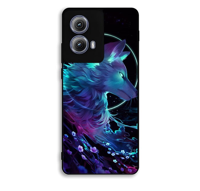 Cosmic Wolf of Galaxy Motorola Moto Edge 2024 Case DC3765