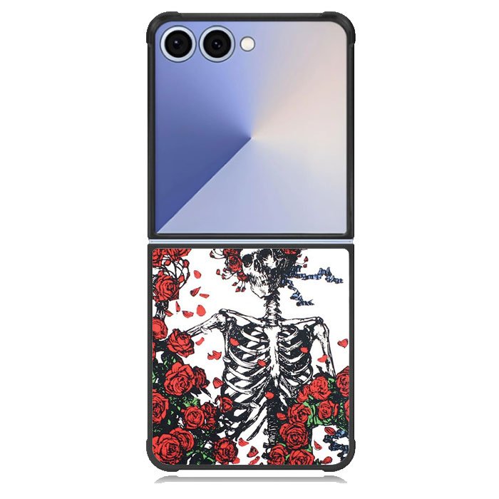 Grateful Dead Bones And Roses Samsung Galaxy Z Flip 7 Case DC0720