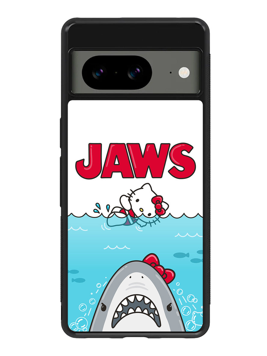 Jaws Hello Kitty Google Pixel 8 Case