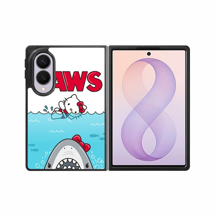 Jaws Hello Kitty Samsung Galaxy Z Fold 8 Case DC0902