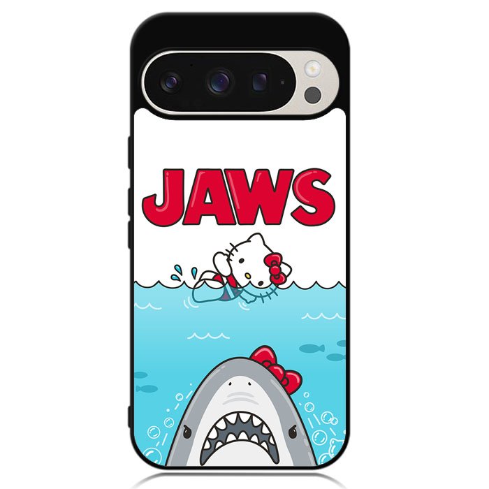 Jaws Hello Kitty Google Pixel 9 | Google Pixel 9 Pro Case DC0902
