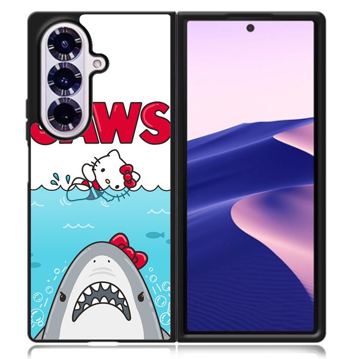 Jaws Hello Kitty Samsung Galaxy Z Fold 7 Case DC0902