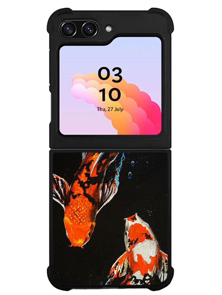 Koi Fish Watercolor Painting Samsung Galaxy Z Flip 5 5G 2023 Case