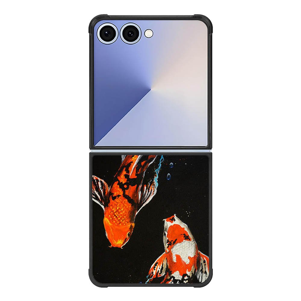 Koi Fish Watercolor Painting Samsung Galaxy Z Flip 7 5G Case