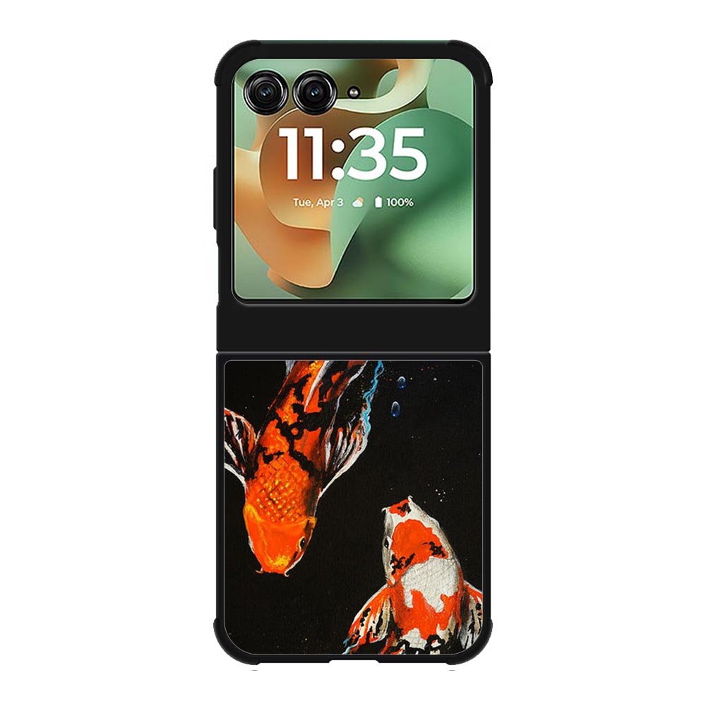 Koi Fish Watercolor Painting Motorola Moto RAZR 2025 Case