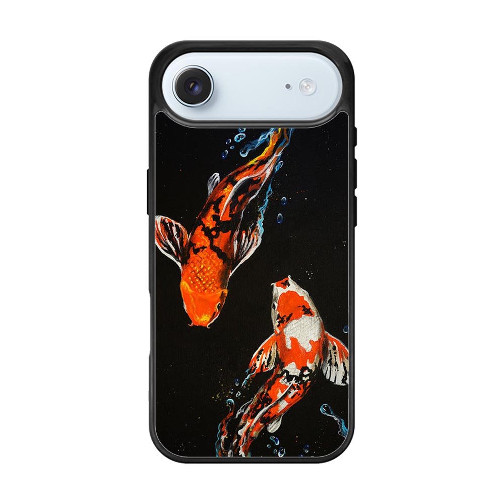 Koi Fish Watercolor Painting iPhone Air Case
