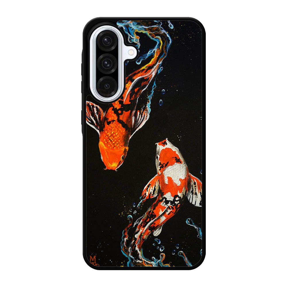 Koi Fish Watercolor Painting Samsung Galaxy A56 Case DC3693