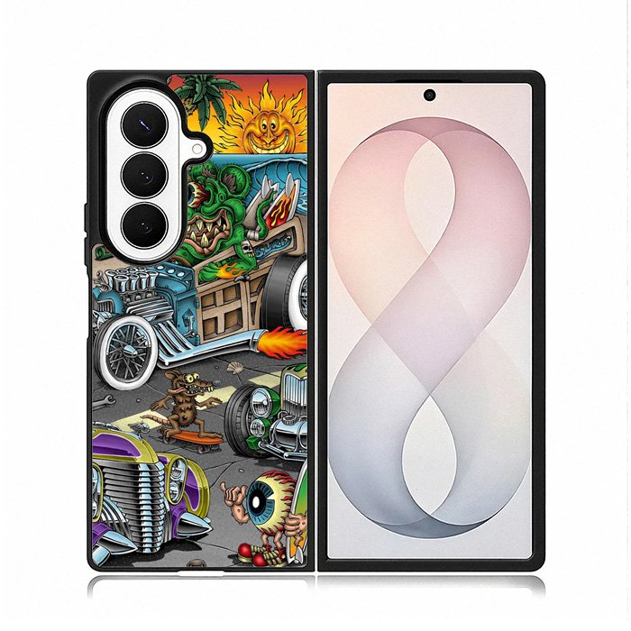 Rat Fink Speedles Samsung Galaxy Z Fold 8 Ultra Case DC1549