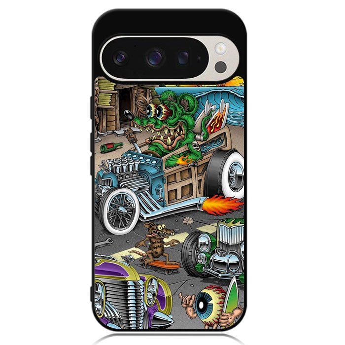 Rat Fink Speedles Google Pixel 9 | Google Pixel 9 Pro Case DC1549