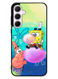 Spongebob X Patrick Bubble Gum Pain Samsung Galaxy A35 5G Case