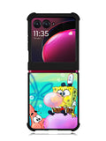 Spongebob X Patrick Bubble Gum Pain Motorola Moto Razr Plus 2023 , Moto Razr+ 2023 Case