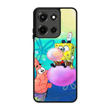 Spongebob X Patrick Bubble Gum Pain Motorola Moto G 5G 2025 Case DC4427