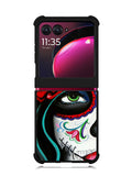 Sugar Skull Acrylic Paintin Motorola Moto Razr Plus 2023 , Moto Razr+ 2023 Case