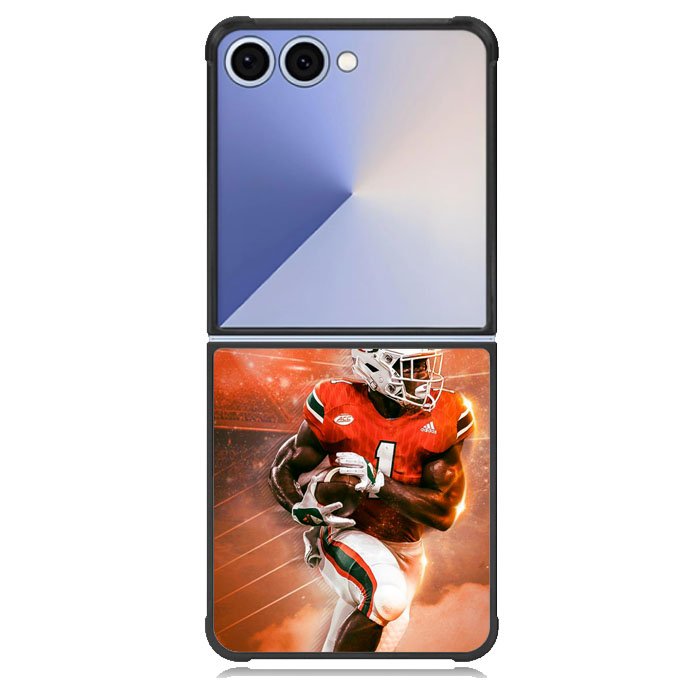 University Of Miami Footbal Samsung Galaxy Z Flip 7 Case DC1929