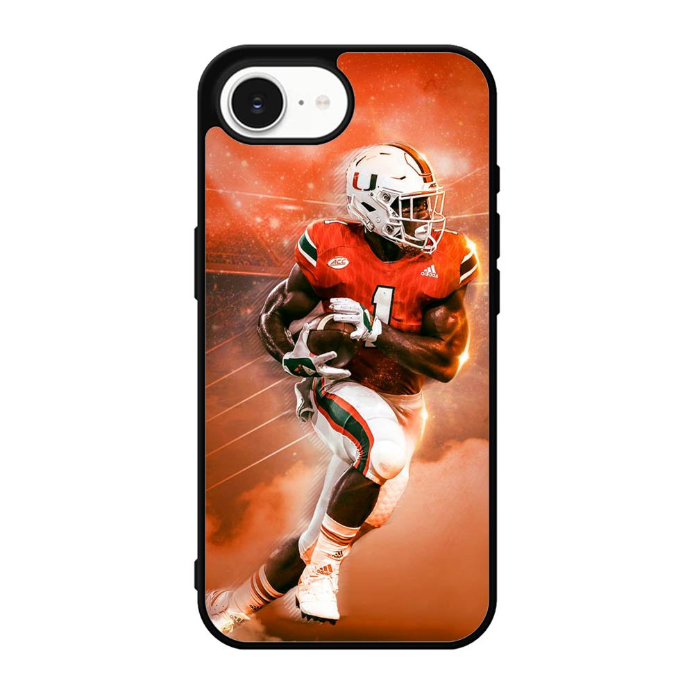 University Of Miami Footbal iPhone 17e Case DC1929