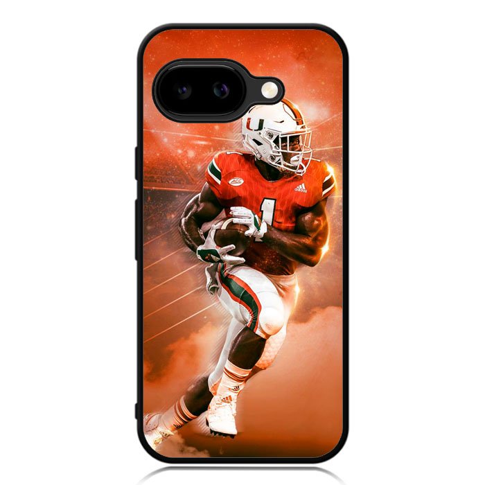 University Of Miami Footbal Google Pixel 9A Case DC1929