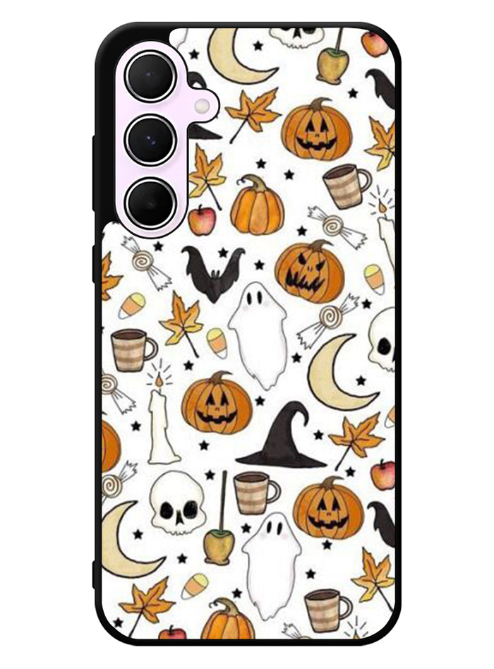 Halloween Pattern Samsung Galaxy A35 5G Case