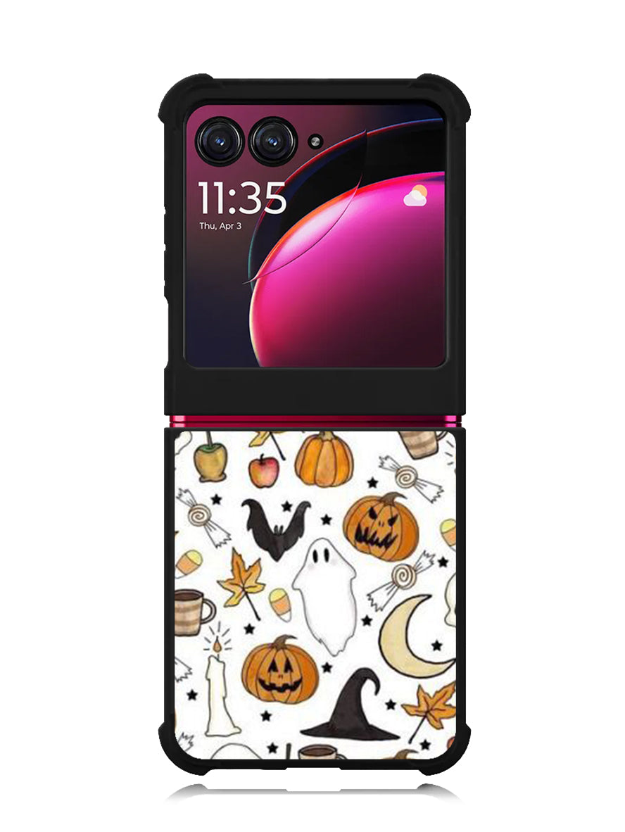 Halloween Pattern Motorola Moto Razr Plus 2023 , Moto Razr+ 2023 Case
