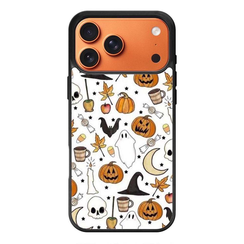 Halloween Pattern iPhone 17 Pro Max Case