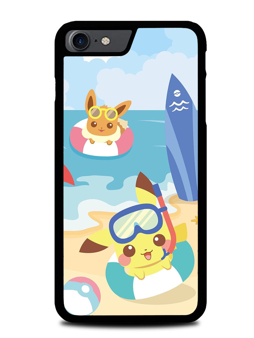 Pikachu Eevee Pokemon iPhone SE 2nd Generation 2020 Case