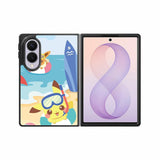 Pikachu Eevee Pokemon Samsung Galaxy Z Fold 8 Case