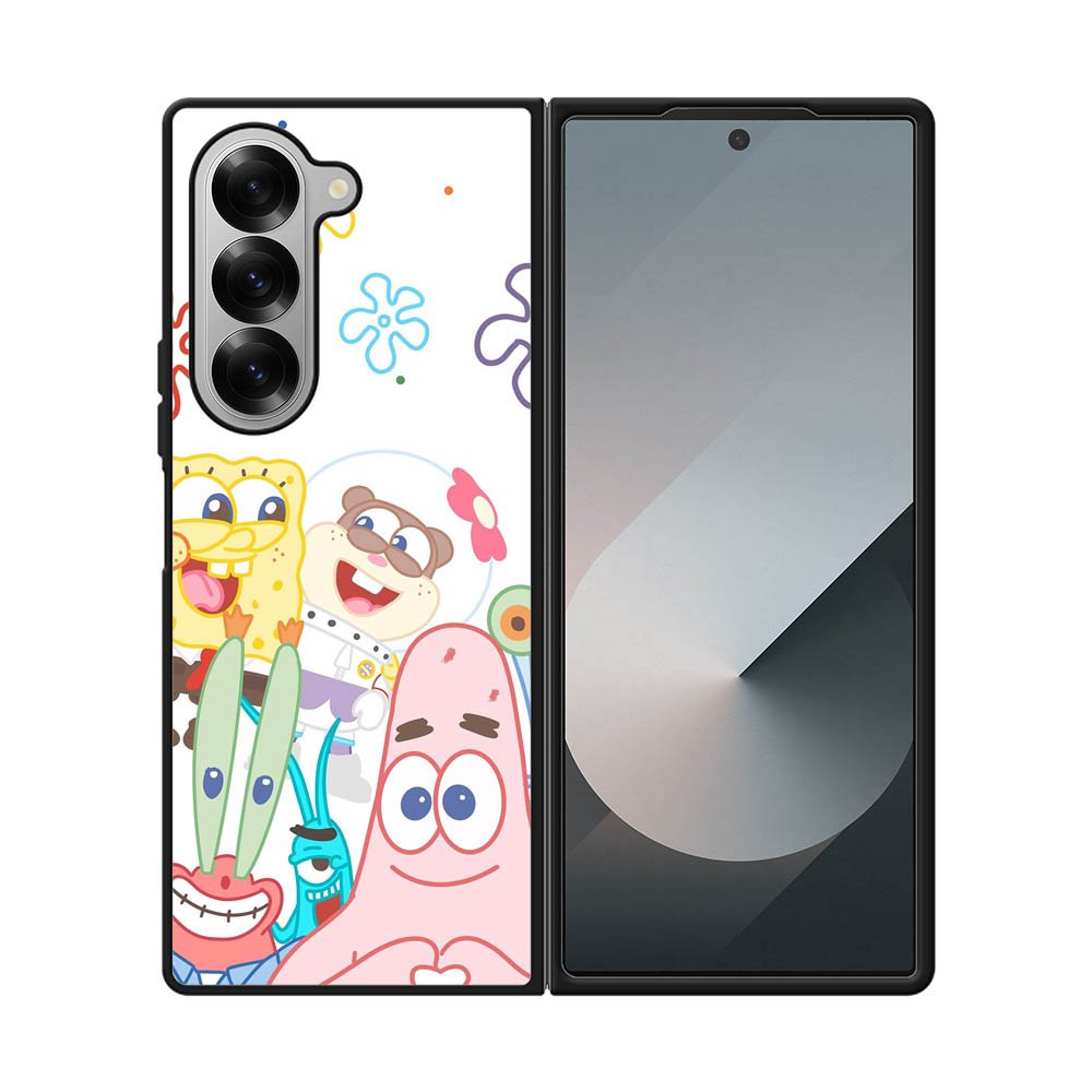 Spongebob Friends Happy Samsung Galaxy Z Fold 7 5G Case