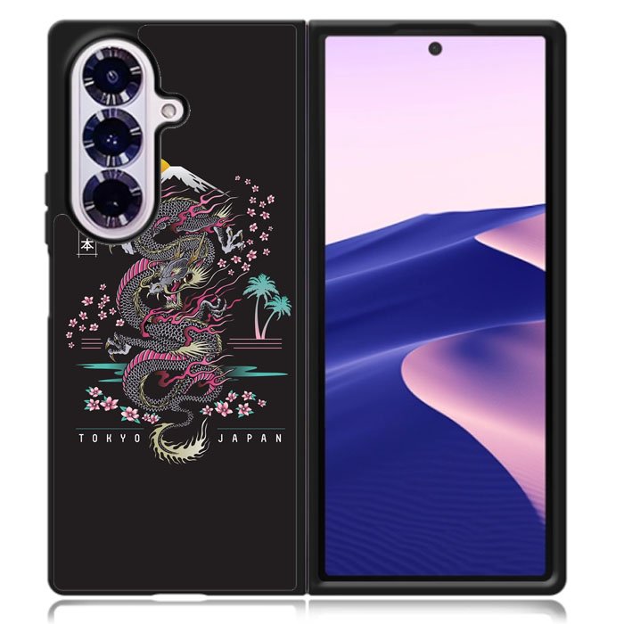 Tokyo Japan Dragon Samsung Galaxy Z Fold 7 Case DC1898