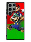 Luigi Mario Cute Cartoon Samsung Galaxy S23 Ultra 5G Case