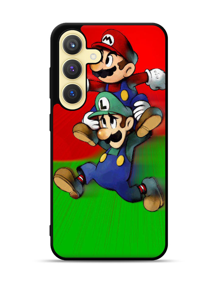 Luigi Mario Cute Cartoon Samsung Galaxy S24 Plus 5G , Samsung Galaxy S24+ 5G Case