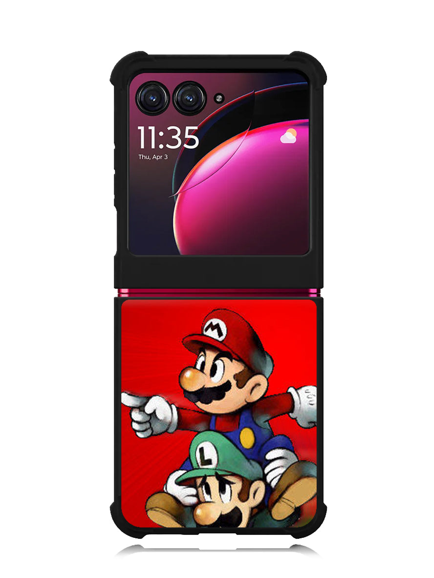Luigi Mario Cute Cartoon Motorola Moto Razr Plus 2023 , Moto Razr+ 2023 Case