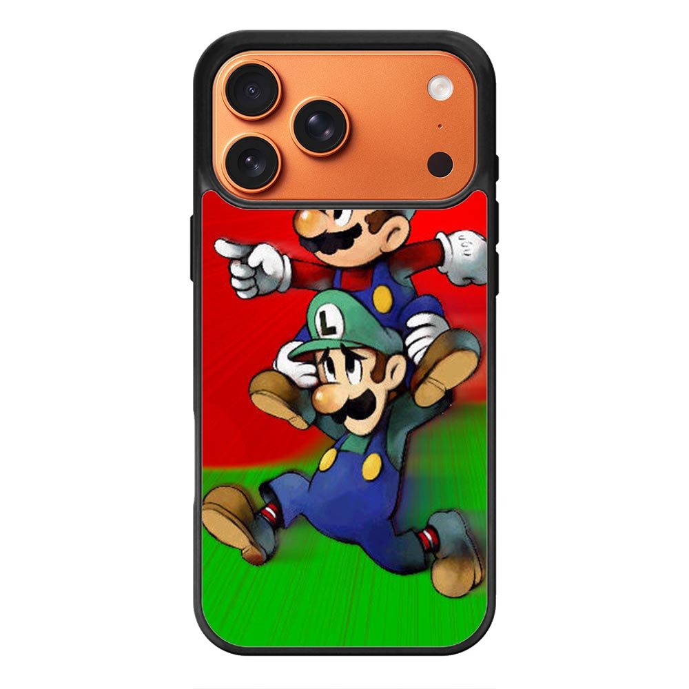 Luigi Mario Cute Cartoon iPhone 17 Pro Max Case
