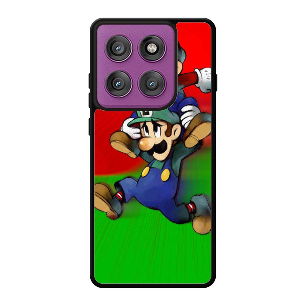 Luigi Mario Cute Cartoon Motorola Moto Edge 60 Pro Case