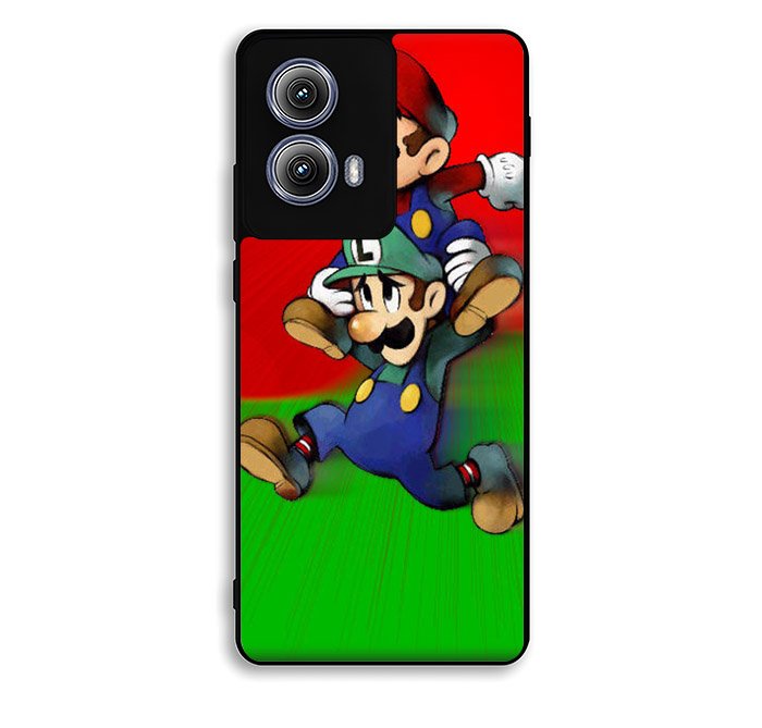 Luigi Mario Cute Cartoon Motorola Moto Edge 2024 Case DC4472