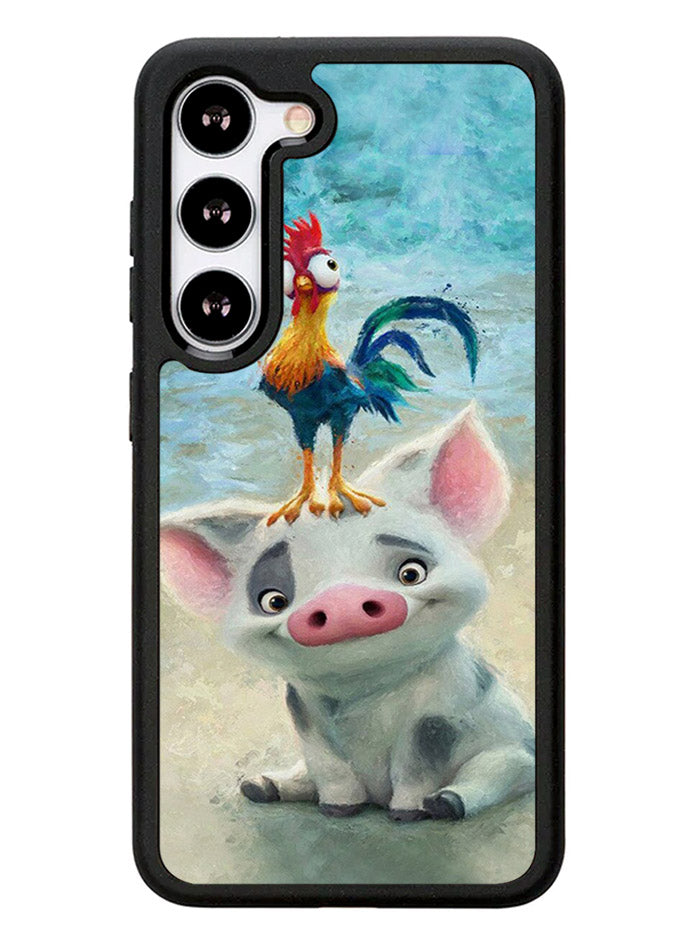Moana Pua Pig Heihei Beach Samsung Galaxy S23 5G Case