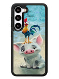 Moana Pua Pig Heihei Beach Samsung Galaxy S23 5G Case