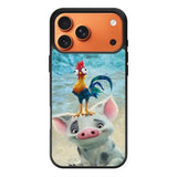 Moana Pua Pig Heihei Beach iPhone 18 Pro Case