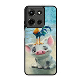 Moana Pua Pig Heihei Beach Motorola Moto G 5G 2025 Case DC6794