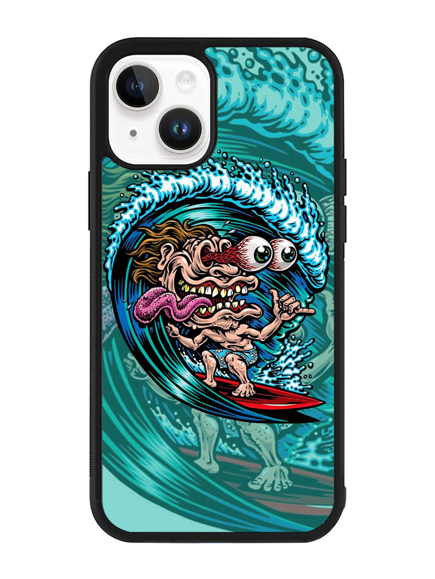 Skateboard Art Surfing iPhone 15 Plus Case BLN11027