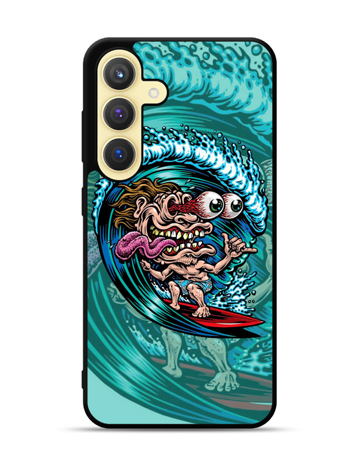 Skateboard Art Surfing Samsung Galaxy S24 Plus 5G , Samsung Galaxy S24+ 5G Case