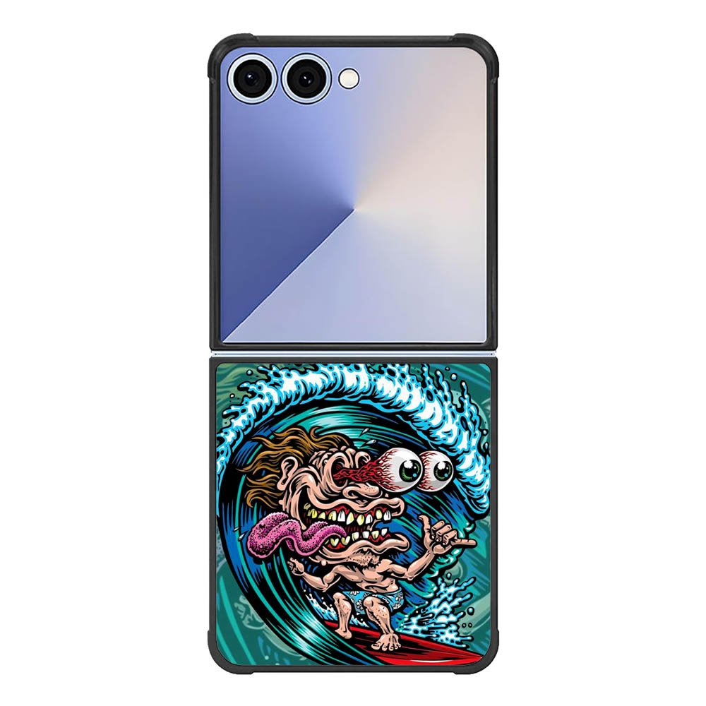 Skateboard Art Surfing Samsung Galaxy Z Flip 7 5G Case