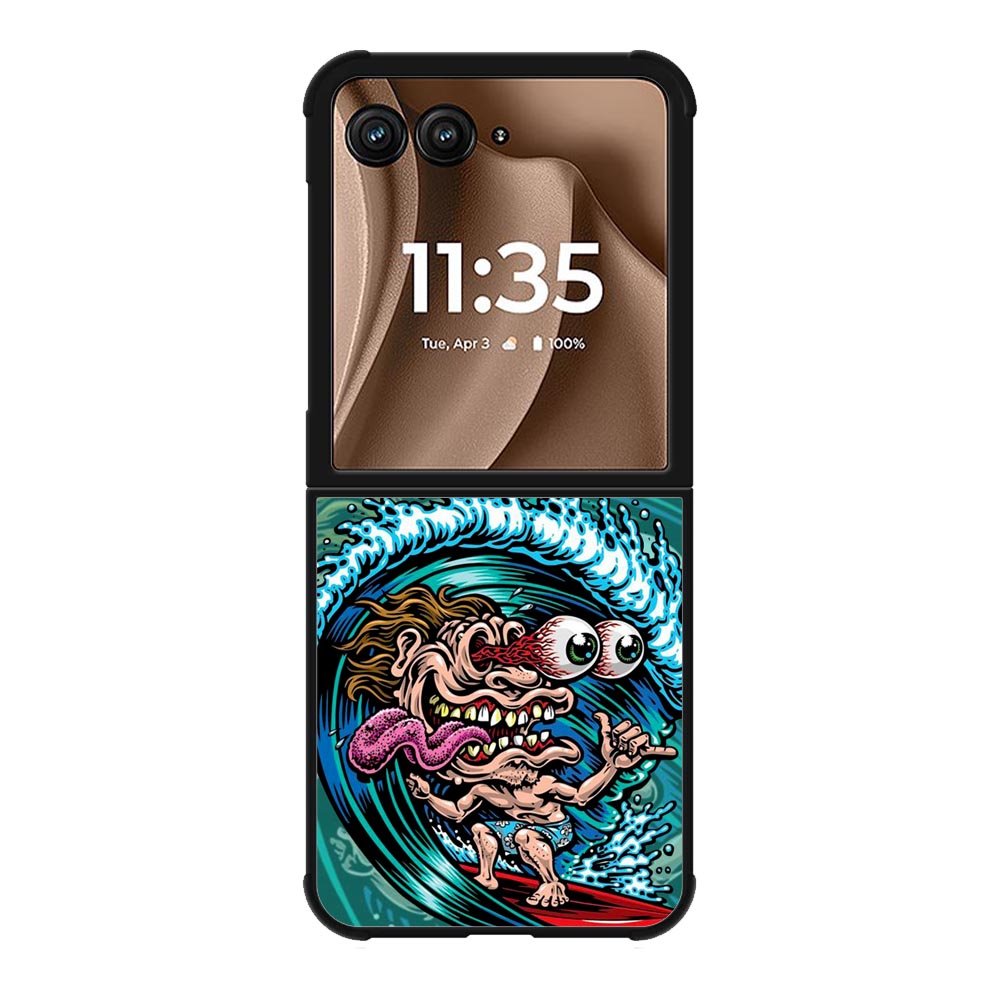 Skateboard Art Surfing Motorola Moto RAZR Plus 2025 Case