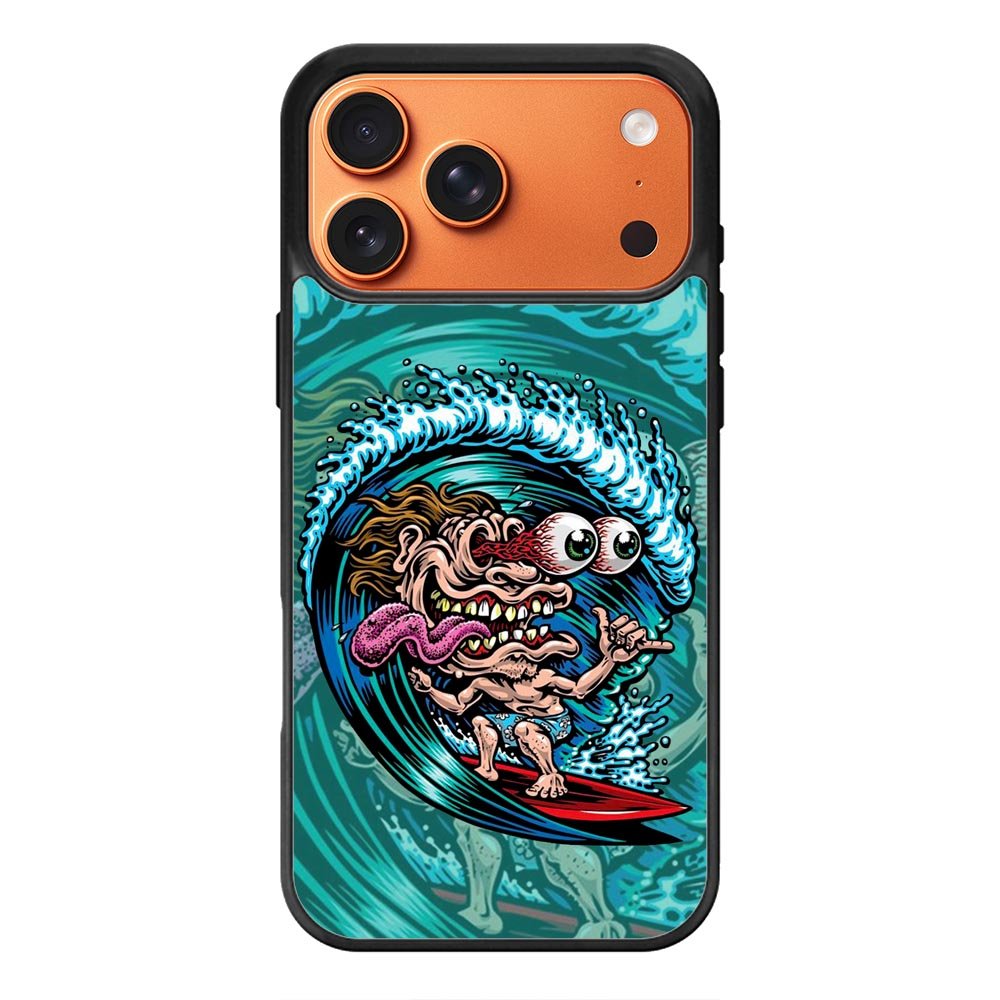 Skateboard Art Surfing iPhone 17 Pro Max Case