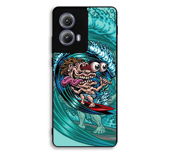 Skateboard Art Surfing Motorola Moto Edge 2024 Case DC3910