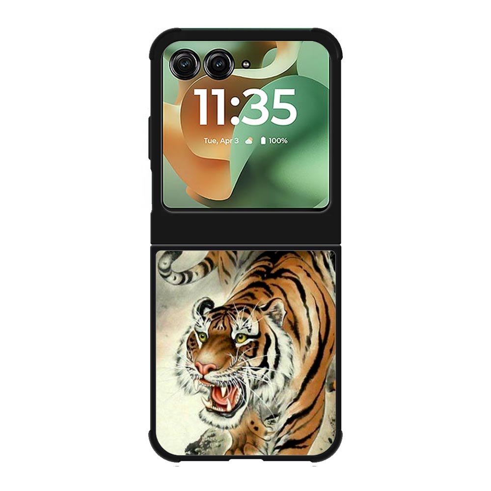 Tiger Japanese Painting Motorola Moto RAZR 2025 Case